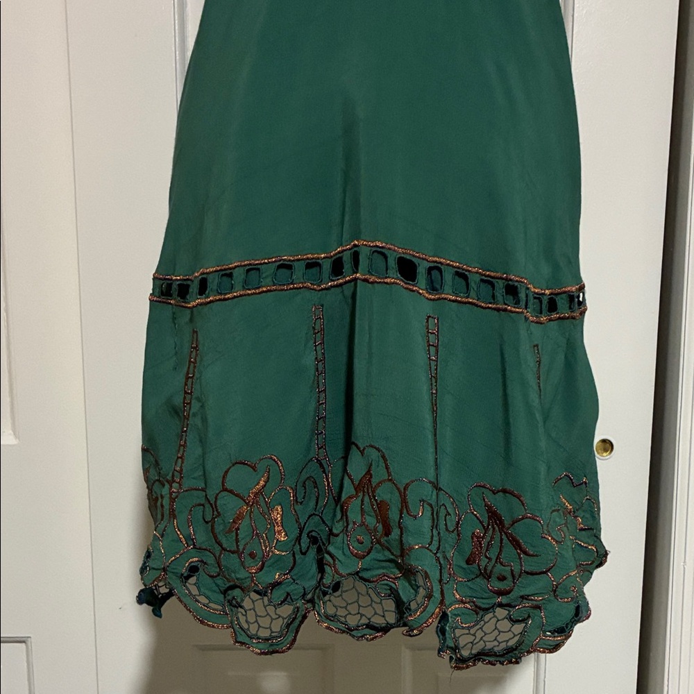 Free People Green Halter Dress - Picture 6 of 7